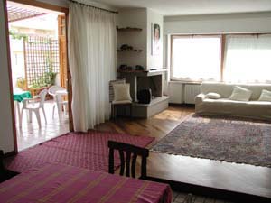 2 person family apartment and 2 children with patio view, terrace, private facilities (bath and shower), and breakfast